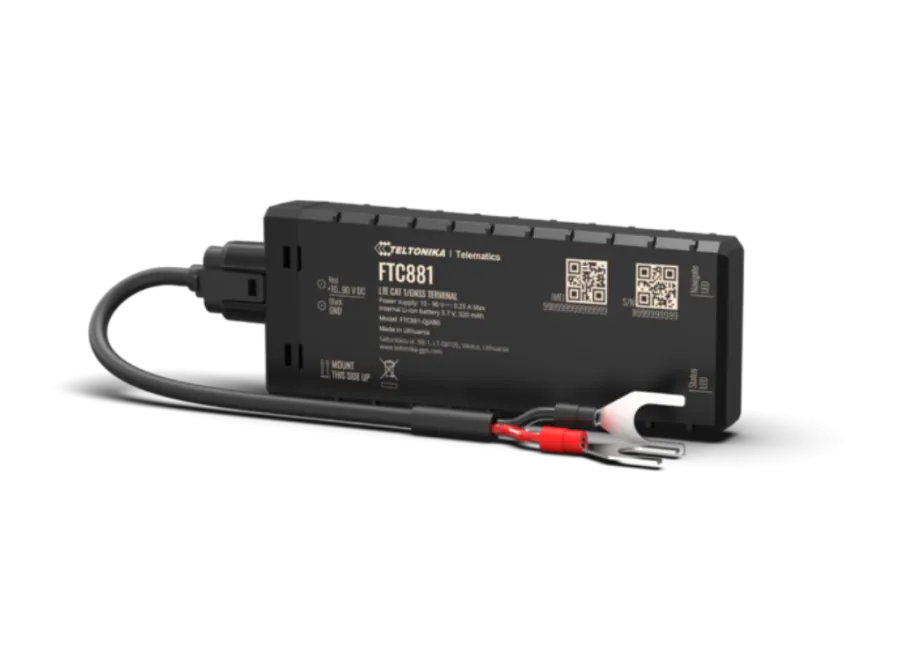 Teltonika FTC881 Localizador GPS para vehículos 4G LTE – Protección IP69K y precisión 1,8 m